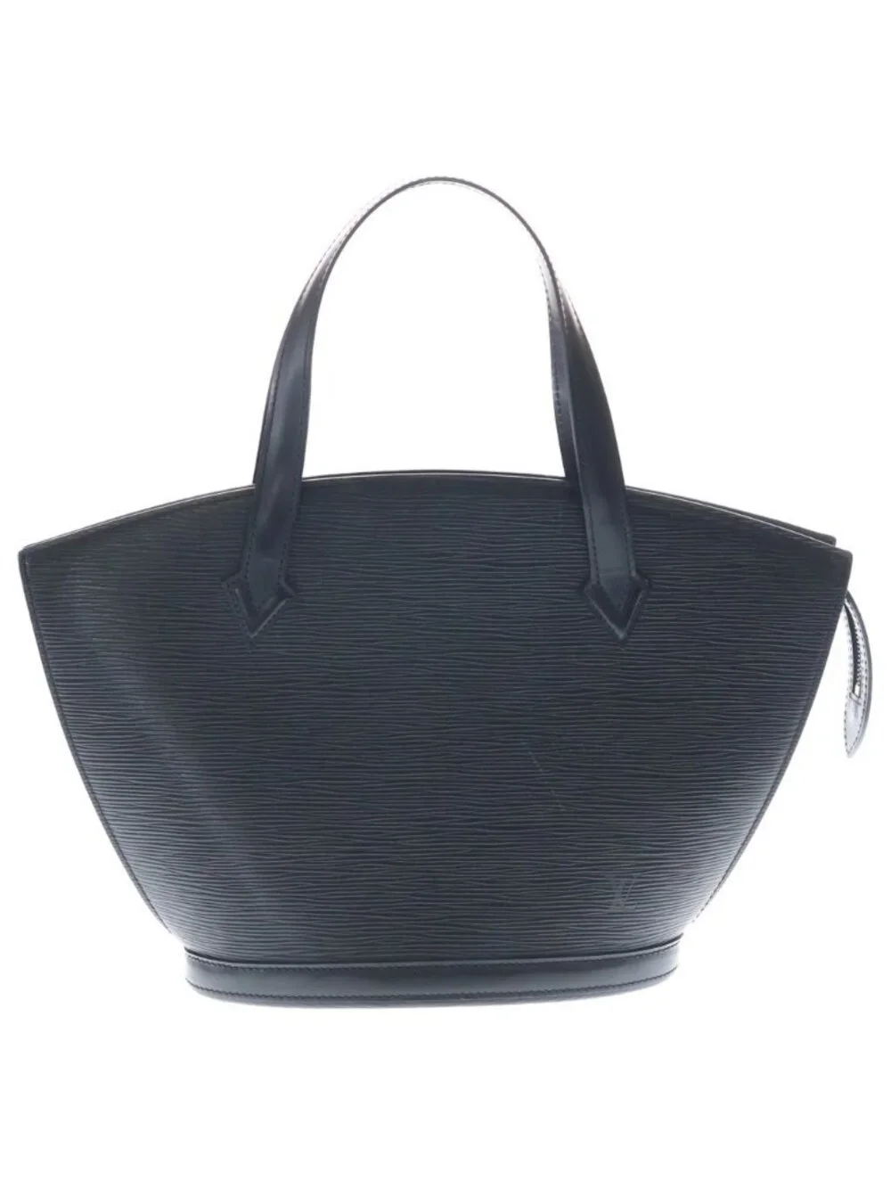 Louis Vuitton Epi Saint Jacques Leather Handbag Black VI